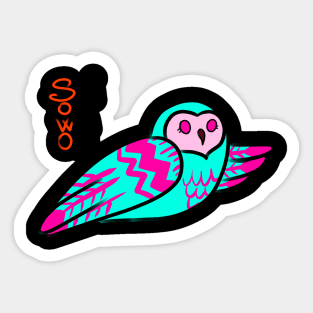 Soul Of Wild Owl Sticker